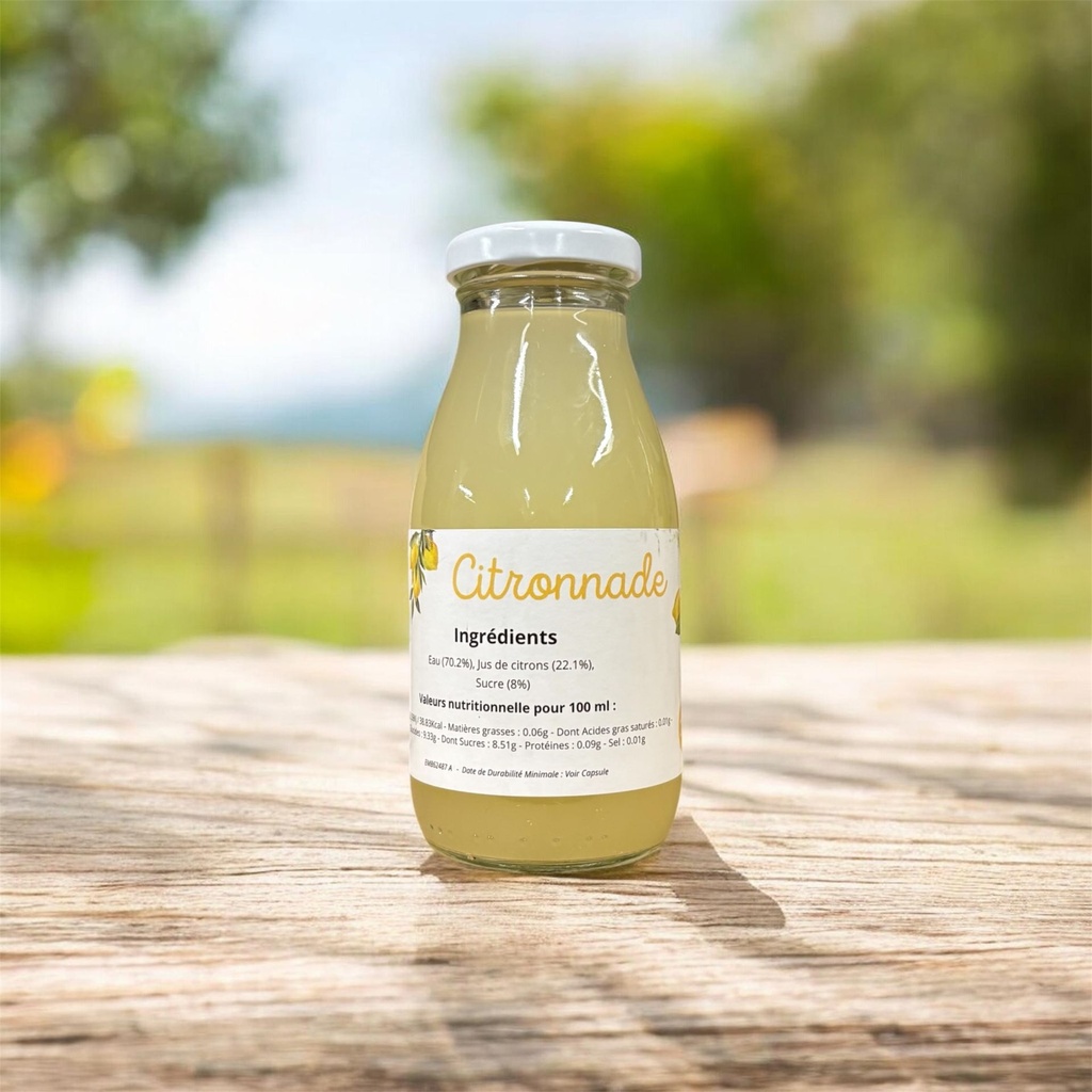 Citronnade nature bio Chênelet 25cl